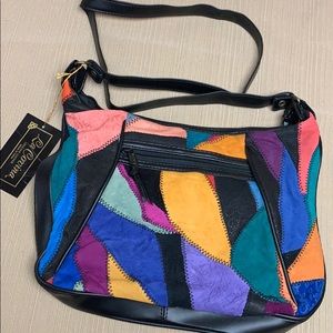 La Covina leather purse with mini purse